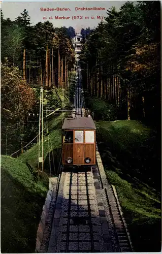 Baden-Baden - Drahtseilbahn Merkur -491382