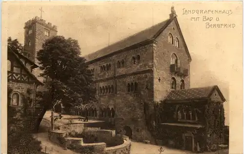 Landgrafenhaus mit Bad und Bergfried, Wartburg -510368