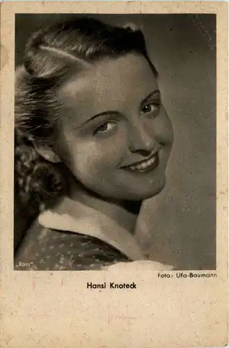 Hansi Knoteck - Schauspieler -491502