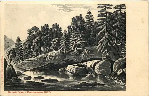 Naturbrücke Krummenau 1820 -509864