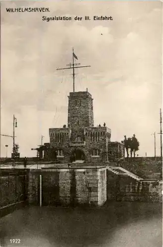 Wilhelmshaven - Signalstation der 3. Einfahrt -492102
