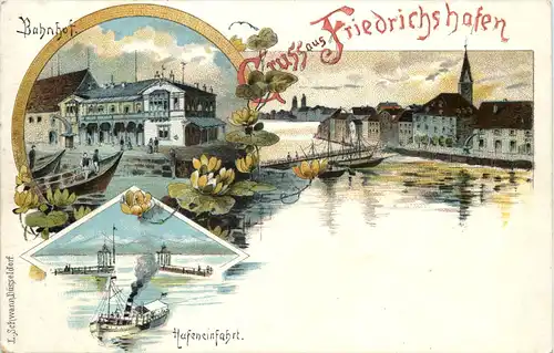 Gruss aus Friedrichshafen - Litho -612646