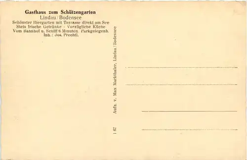 Lindau - Gasthaus zum Schützengarten -612680