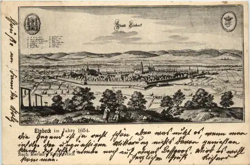 Einbeck im Jahre 1654 -386848