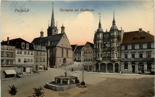 Poessneck - Marktplatz -613898