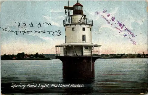 Portland Harbour - Spring Point Light -613222