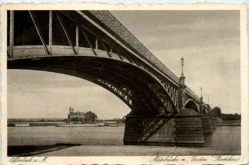 Offenbach am Main - Mainbrücke -492742