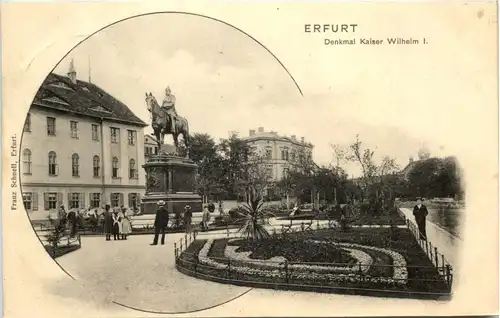 Erfurt - Denkmal Kaiser Wilhelm -614156