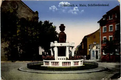 Offenbach am Main - Schillerdenkmal -492782
