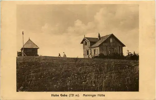 Hohe Geba, Meininger Hütte -510884