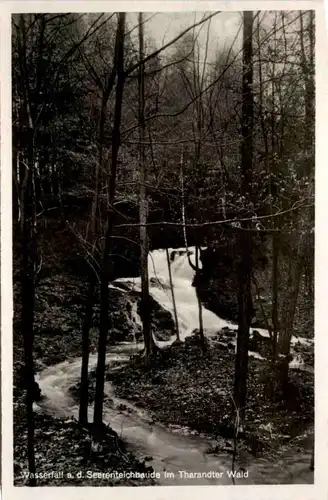 Wasserfall a.d. Seerenteichbaude im Tharandter Wald -387396