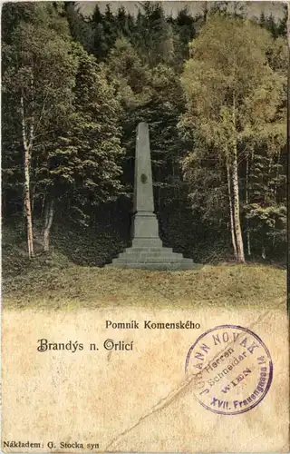 Brandys n Orlici - Pomnik Komenskeho -613662