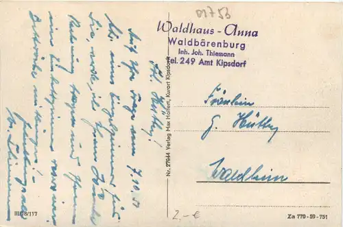 Waldbärenburg -387548