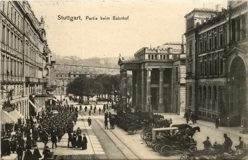 Stuttgart, Partie beim Bahnhof -511164