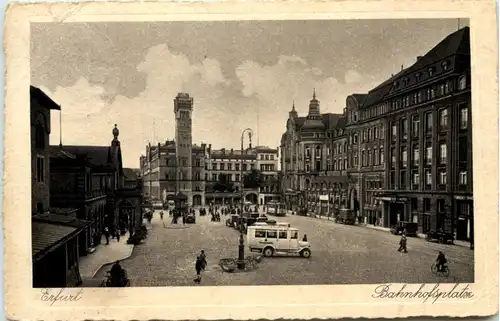 Erfurt - Bahnhofsplatz -614964