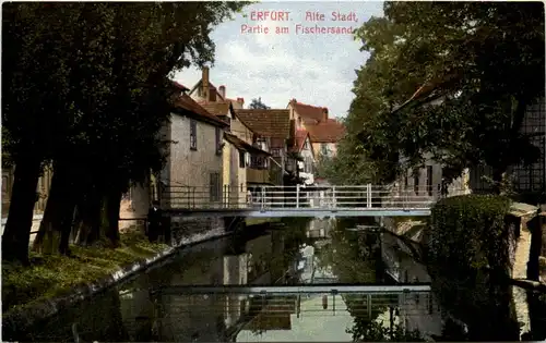 Erfurt - Alte Stadt - Partie am Fischersand -614730