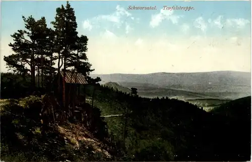 Schwarzatal - Teufelstreppe -613996