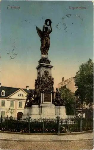 Freiburg - Siegesdenkmal - Bahnpost -615242