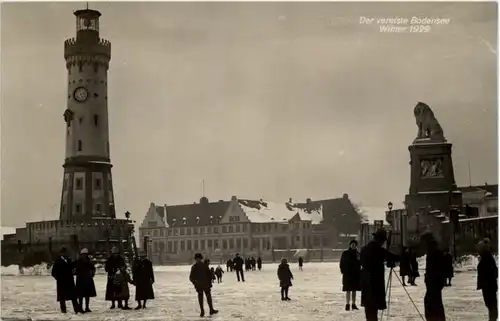 Lindau - Der vereiste Winter 1929 -612776