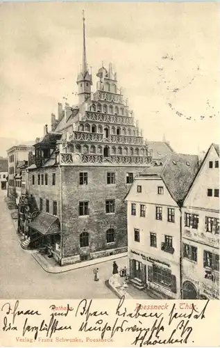 Pössneck - Rathaus -614154