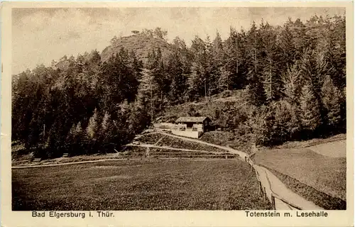 Bad Elgersburg - Totenstein mit Lesehalle -613914