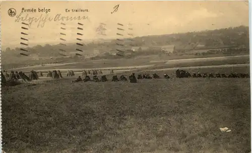 Armee belge - En tiraiileurs - Feldpost -615382