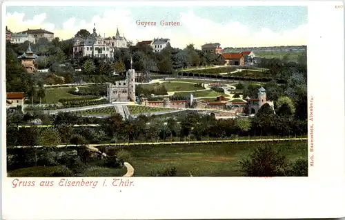 Gruss aus Eisenberg - Geyers Garten -614296