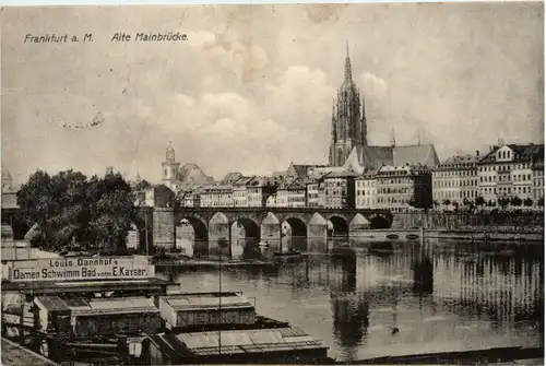 Frankfurt, Alte Mainbrücke -387988