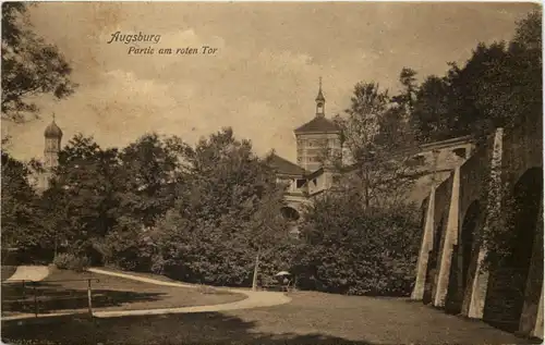 Augsburg - Partie am roten Tor -615618