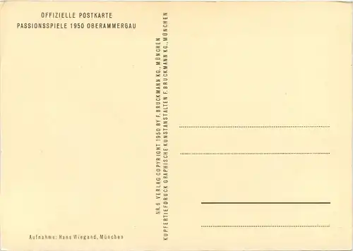 Passionsspiele 1950 Oberammergau - Judas -615698