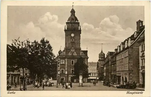 Gotha - Hauptmarkt -614880