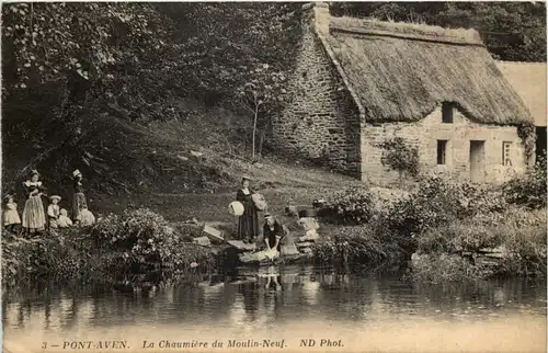 Pont Aven - La Chaumiere du Moulin Neuf -616188