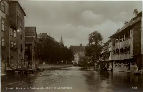 Erfurt - Blick auf die Barfüsserkirche -615060