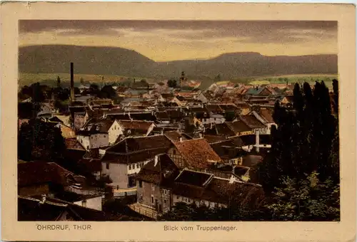 Ohrdruf - Blick vom Truppenlager -614948