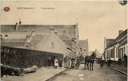 Cortemarck - Pensionnaat - Feldpost 13. Reserve Korps -616288