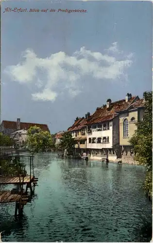 Erfurt - Blick auf die Predigerkirche -615088