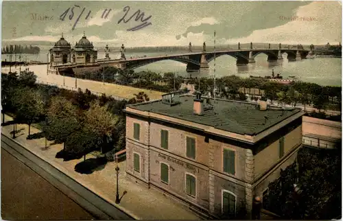 Mainz - Rheinbrücke -616428