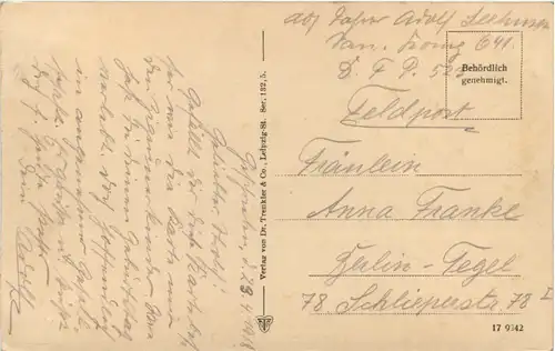 Feldarbeiter in Serbien - Feldpost -615290