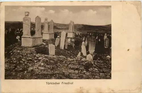 Mazedonien - Türkischer Friedhof - Feldpost San Komp 641 -615330