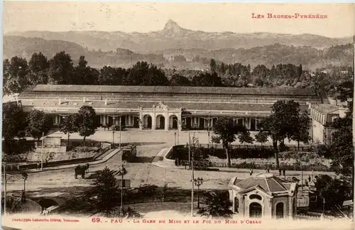 Pau, La Gare du Midi et le pic nu Midi dòssau -392020