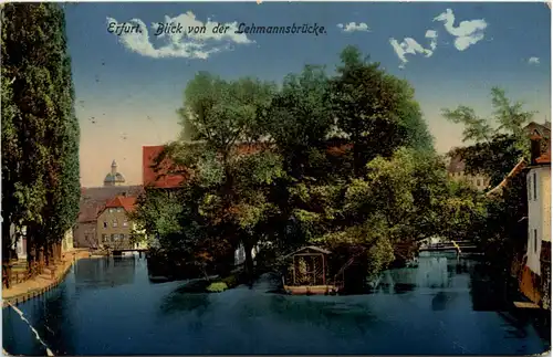 Erfurt - Blick von der Lehmannsbrücke -615026