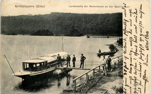 Urfttalsperre - Landestelle der Motorboote -616338