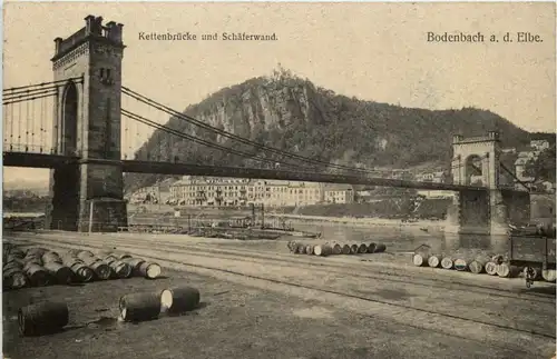 Bodenbach an der Elbe - Kettenbrücke -615286