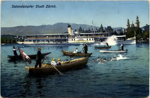 Salondampfer Stadt Zürich -616664