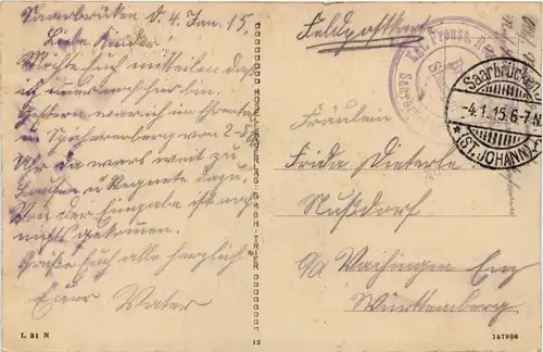 Die Erstürmung der Spicherer Höhen August 1870 - Feldpost Regiment Saarbrücken -616744