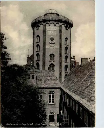 Copenhagen, View of the Round Tower from the Regens -392260
