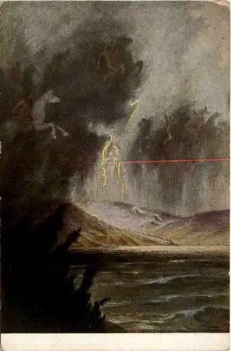 Königswinter, Nibelungenbilder in der Nibelungenhalle -392476