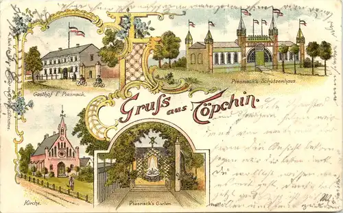 Gruss aus Töpchin - Litho -616794