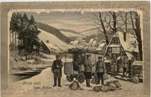 Gruss aus dem Felde - Feldpost 18. Armee Gen. Kommando -616560