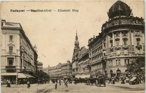 Budapest - Elisabeth Ring - Feldpost KuK Brasso -616620
